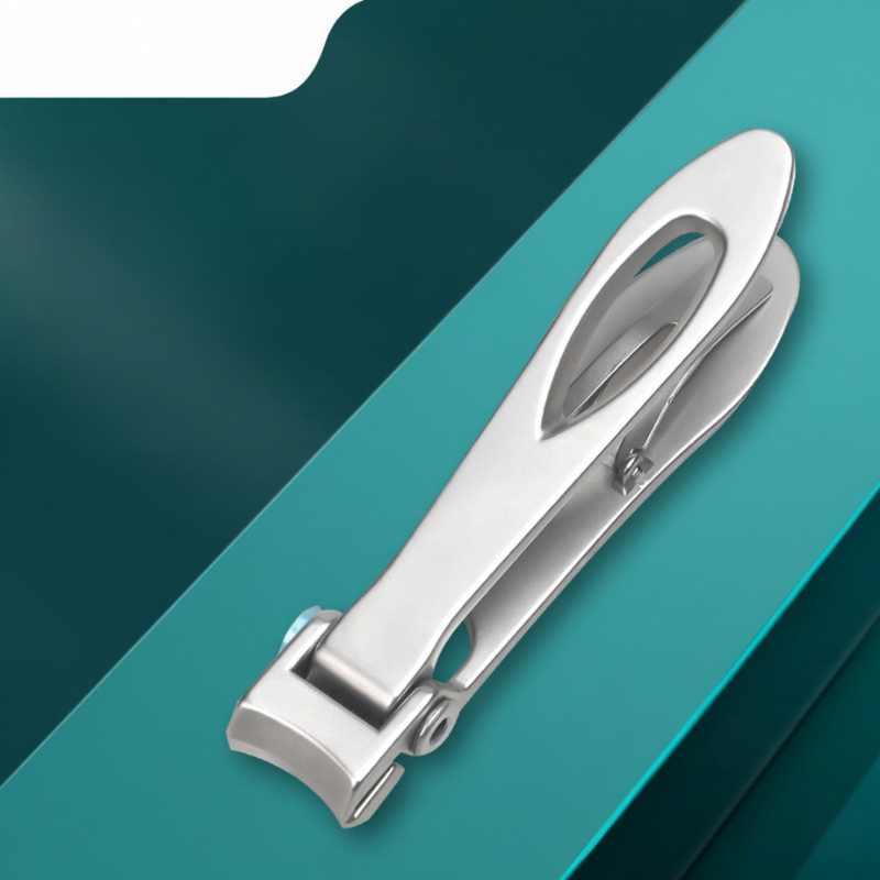 Stainless Steel Wide-Beveled Locking Nail Clipper