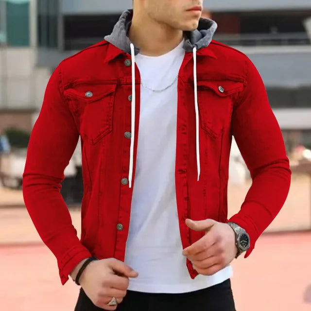 Multi-pocket utility jacket for men