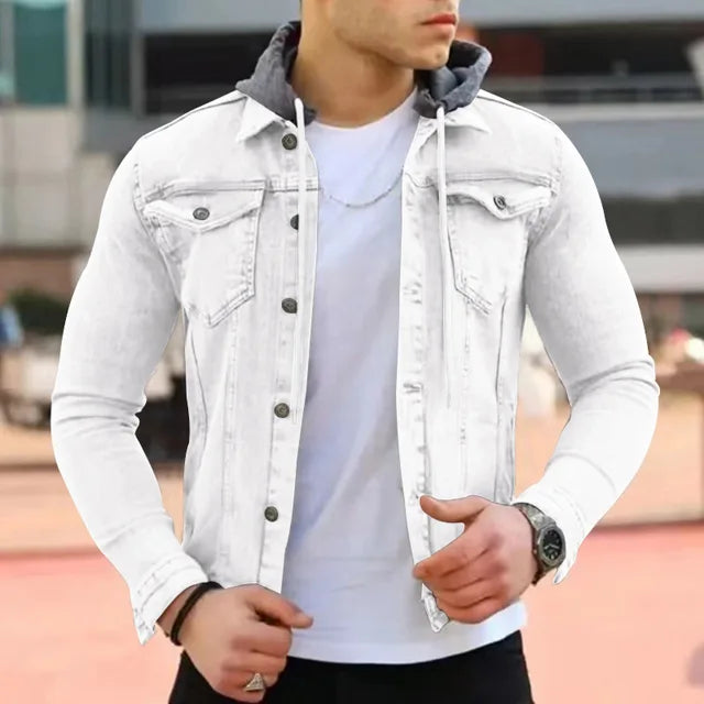 Multi-pocket utility jacket for men