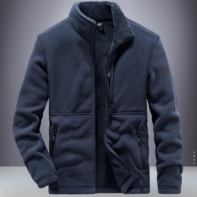 Casual turn-up collar jacket for men