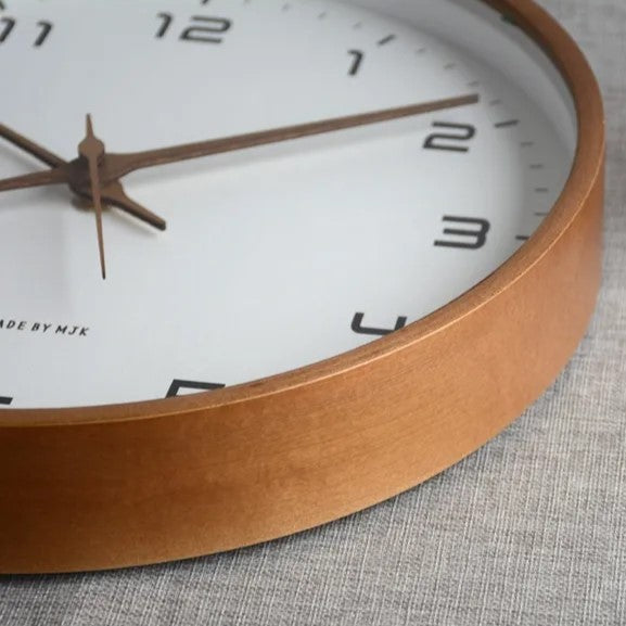 Wood Easy Read Wall Clock