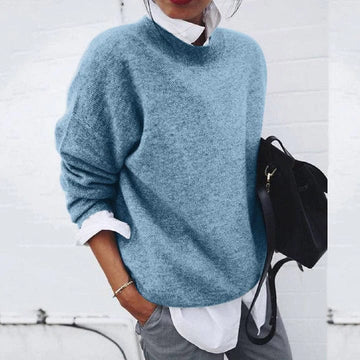 Cozy knitwear pullover sweater for women