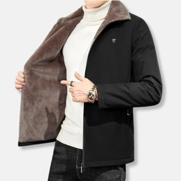 Men’s Parka Jacket – Water-Resistant – Faux Fur Lined – Hip Length – Modern Fit