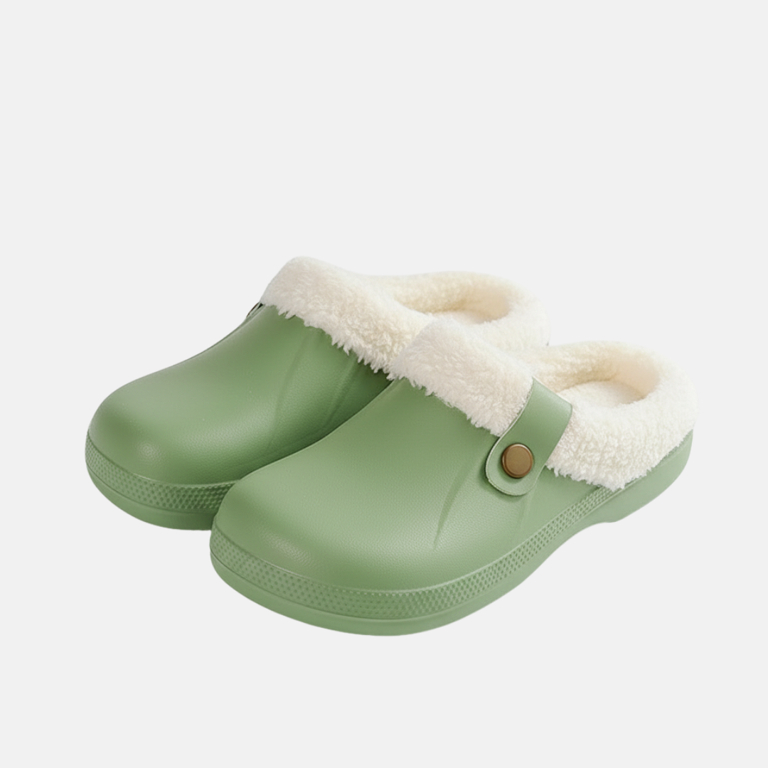 Women’s Clog Slipper – Fleece Lined – Water Resistant – Indoor Comfort Fit