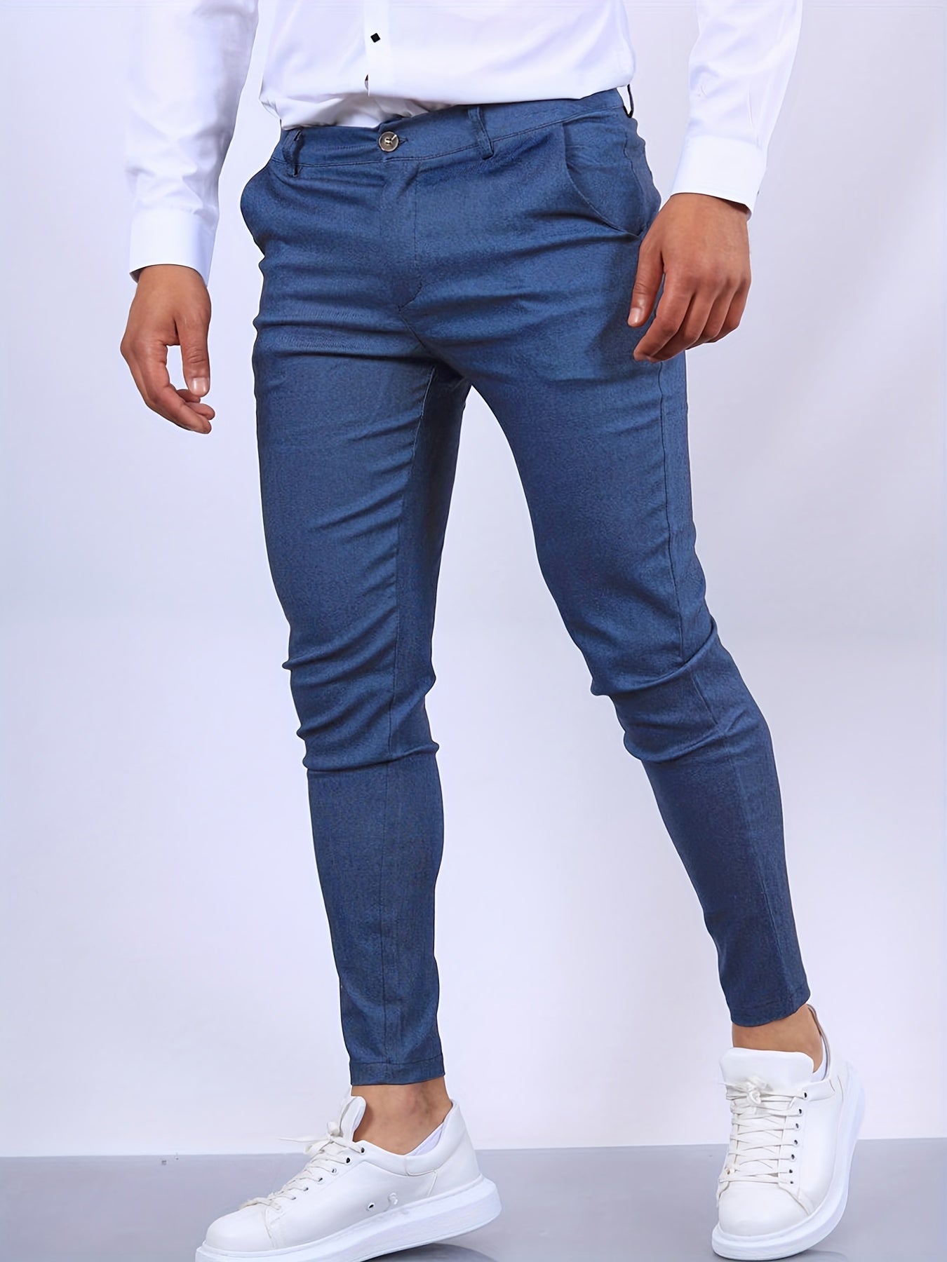 Stylish fitted pants for men