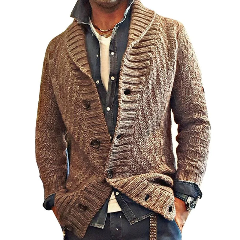 Long sleeve loose cardigan for men