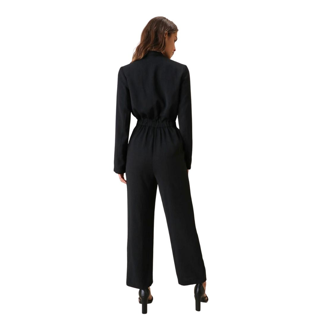 Charlotte – Elegant Wide-Leg Jumpsuit with Cinched Waist