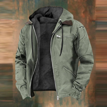 Stylish warm lined jacket for men