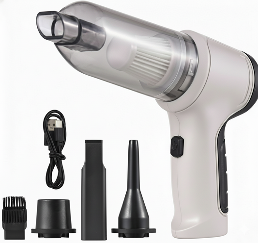 Minimalist Rechargeable Handheld Car Vacuum Cleaner