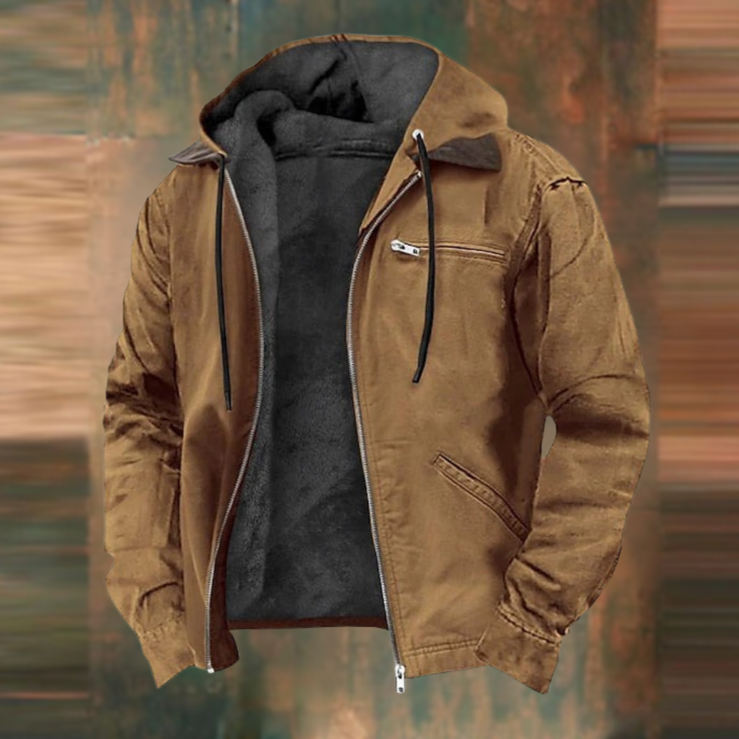 Stylish warm lined jacket for men