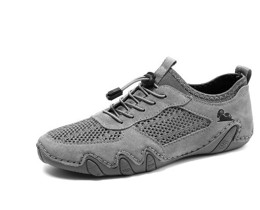 Breathable mesh hiking shoes for men