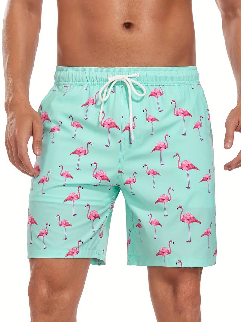 Relaxed fit beach shorts for men