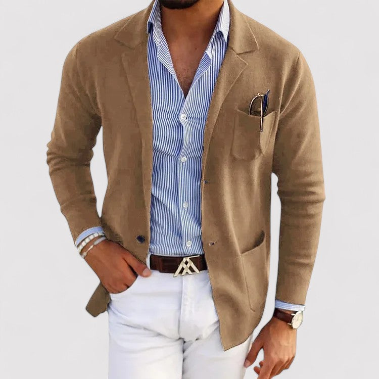 Classic tailored blazer for men