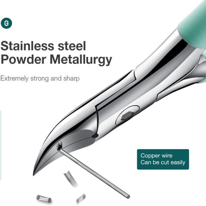 Stainless Steel Curved Precision Toenail Clipper