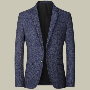 Single breasted business blazer for men