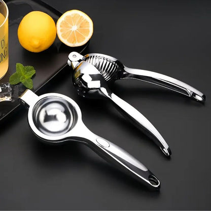 Minimalist Stainless Steel Hinged Citrus Juicer