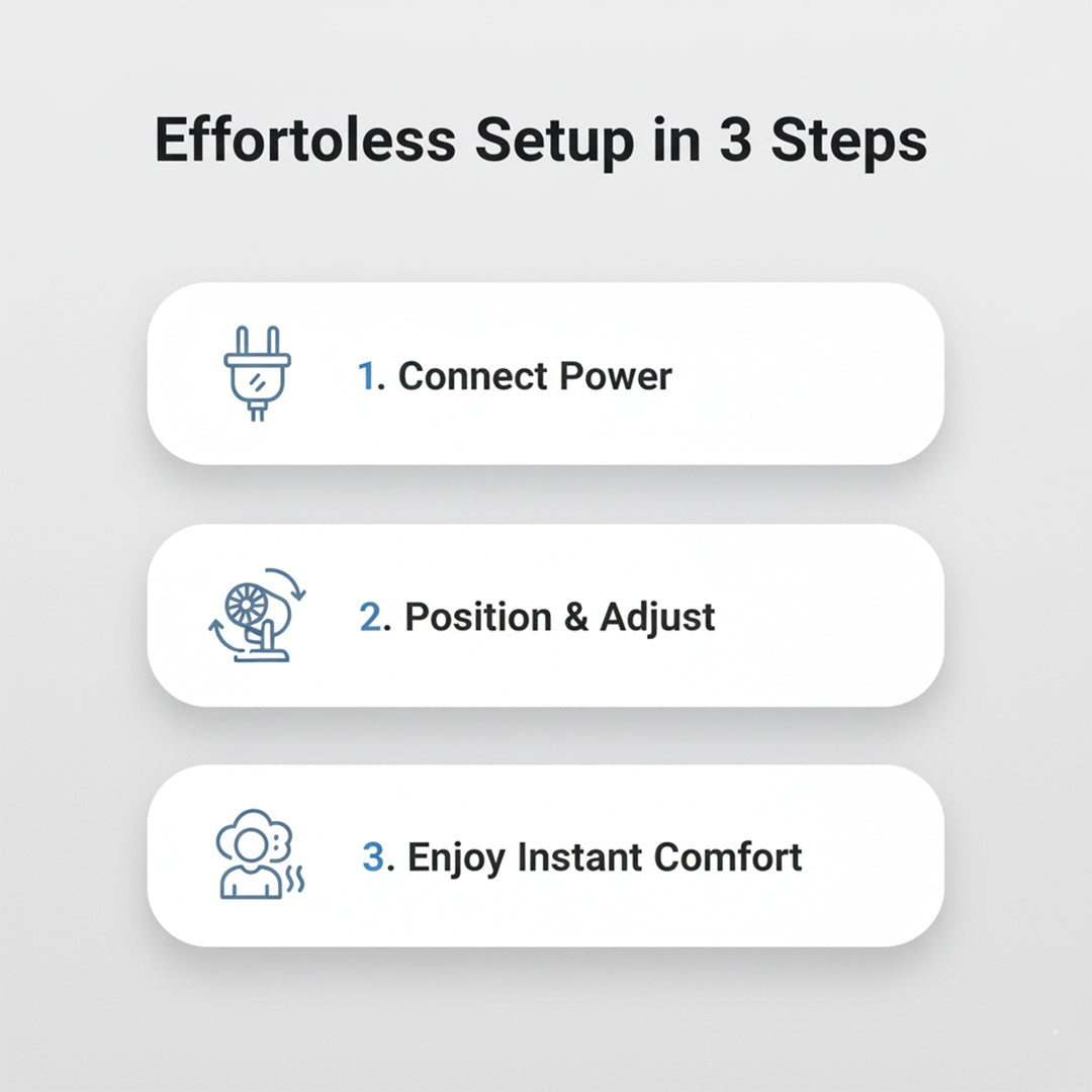 Minimalist Cylindrical Car Cup-Holder Heater Fan