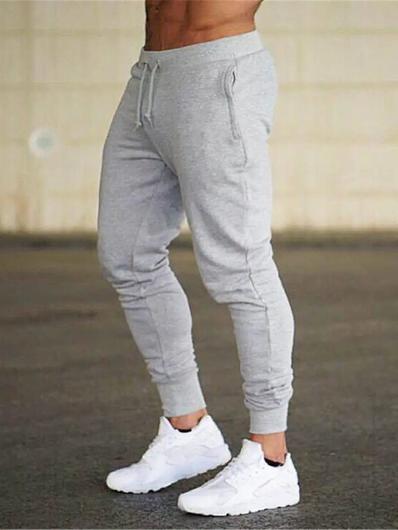 Classic drawstring joggers for men