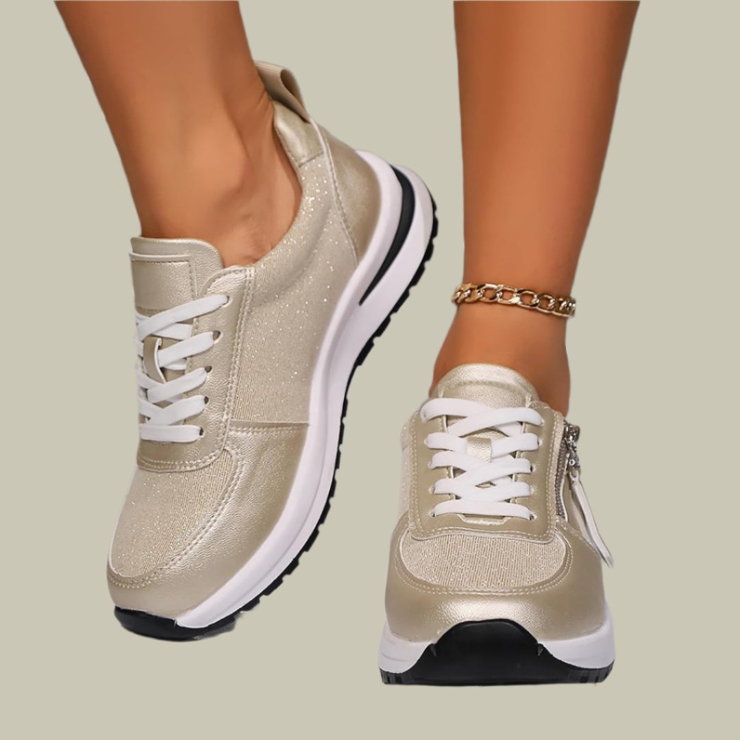 Mesh air cushion walking shoes for women