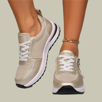 Mesh air cushion walking shoes for women