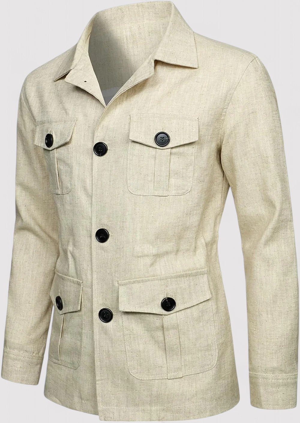 Timeless utility cargo jacket for men