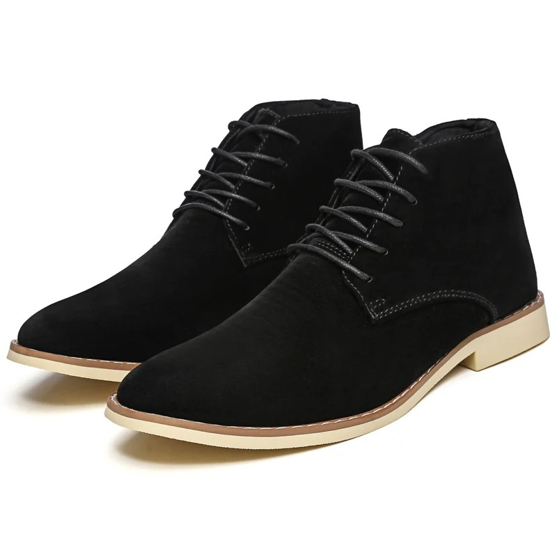 Stylish suede chukka boots for men