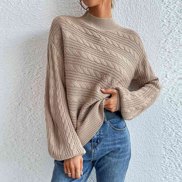 Cozy turtleneck sweater for women