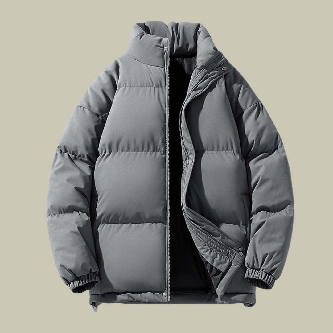 Warm winter clean puffer jacket for men