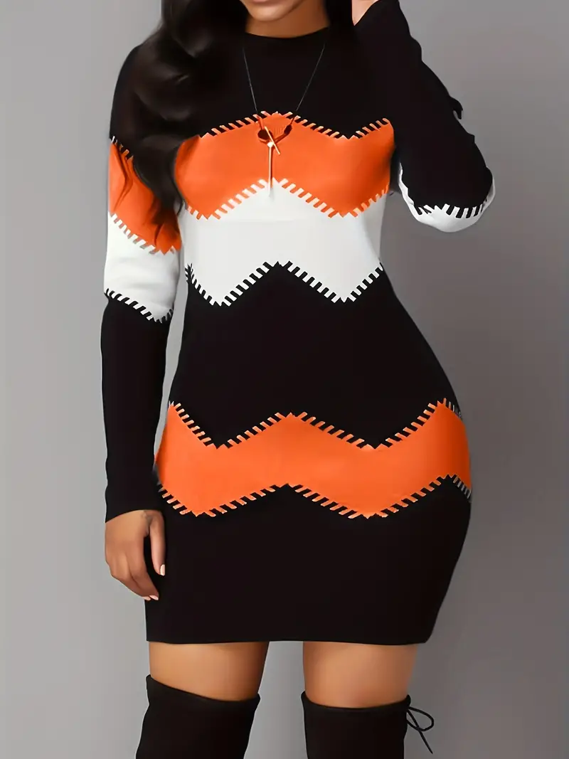 Elegant long sleeve dress for women