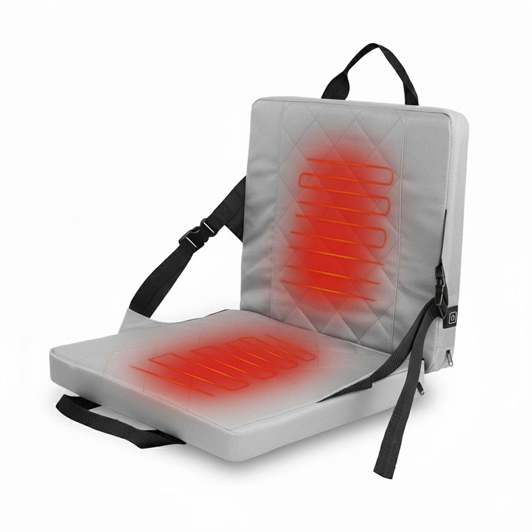 Quilted Heated Foldable Seat Cushion