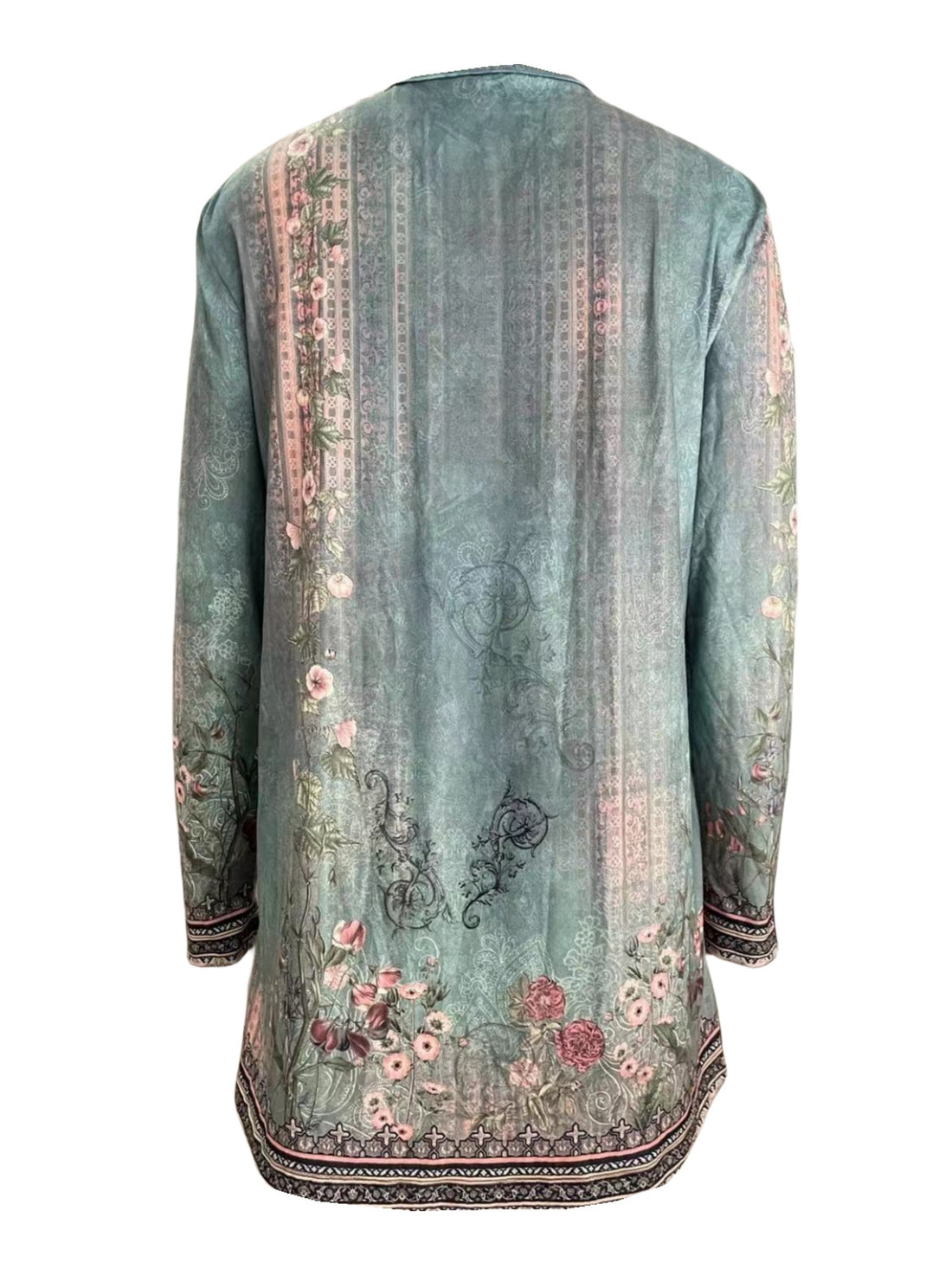 Floral print open front cardigan for women