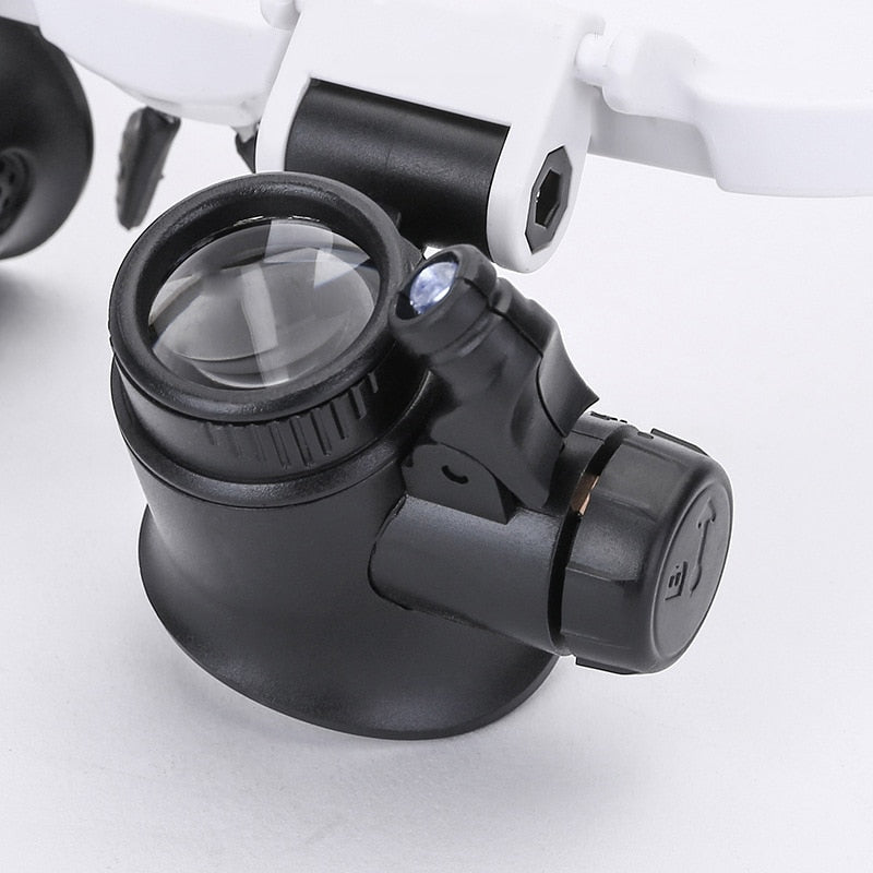 Glass Adjustable LED Magnifying Glasses
