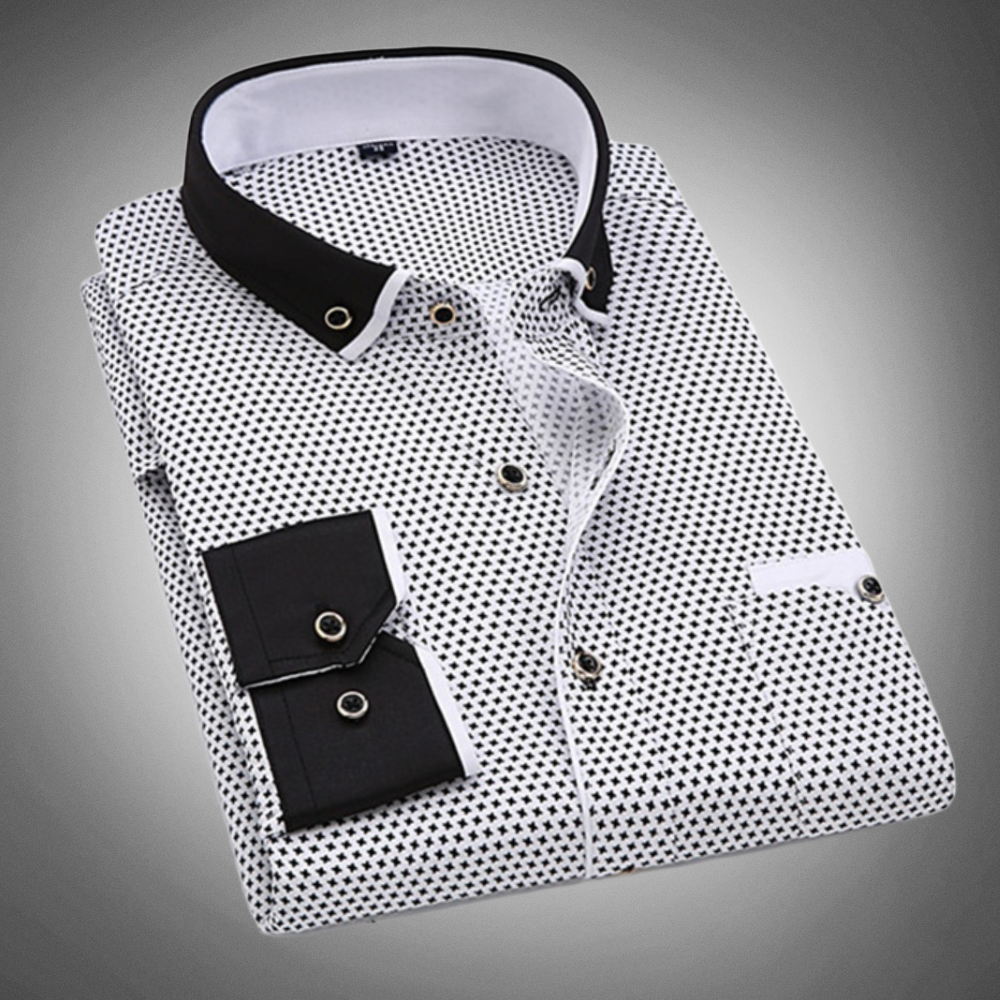 Versatile style casual dress shirt for men