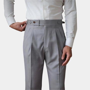 Stylish side tab trousers for men