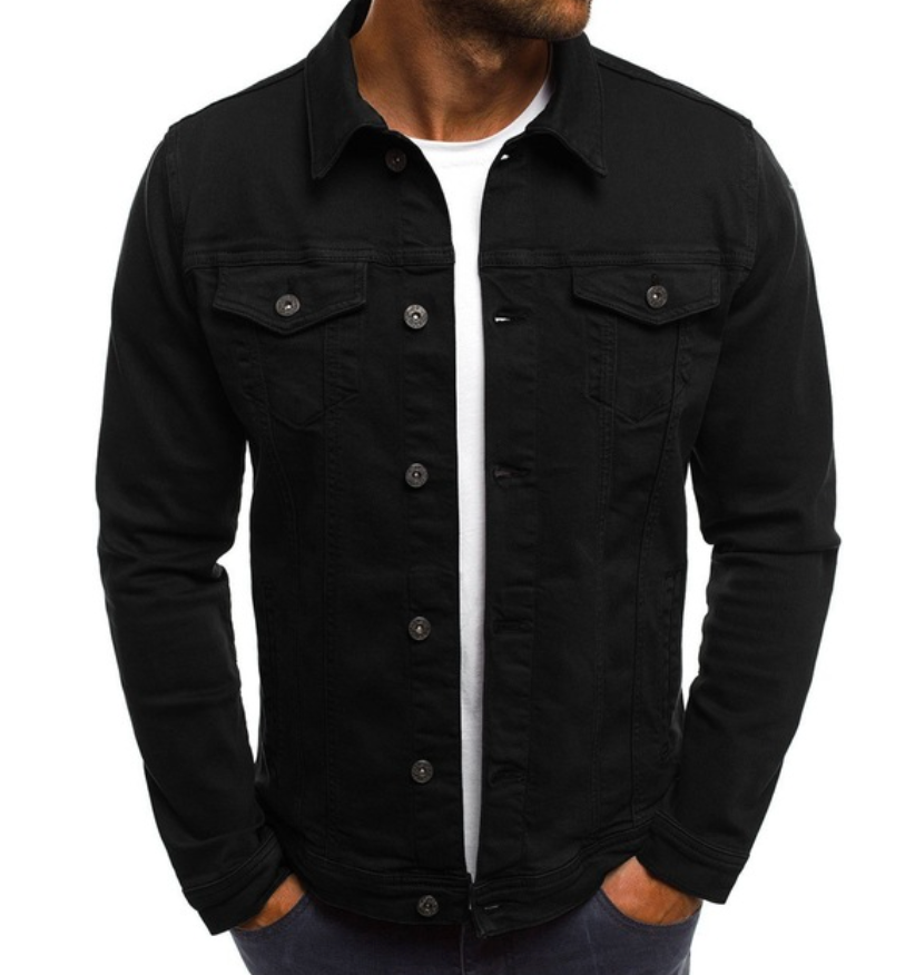 Modern denim jacket for men