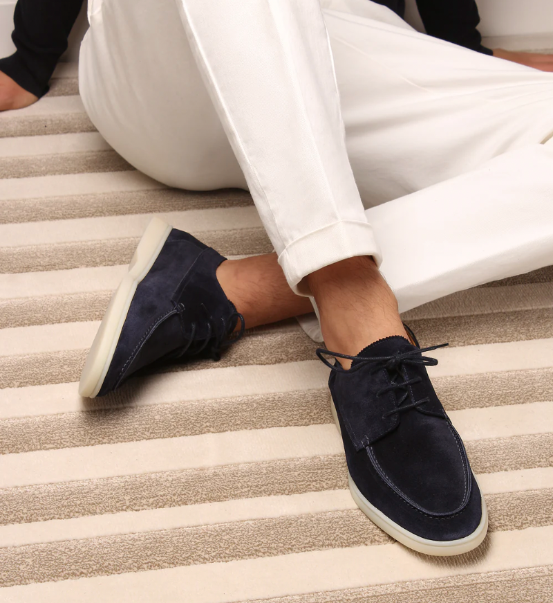 Carr | Suede loafer with verter for men - summer shoe