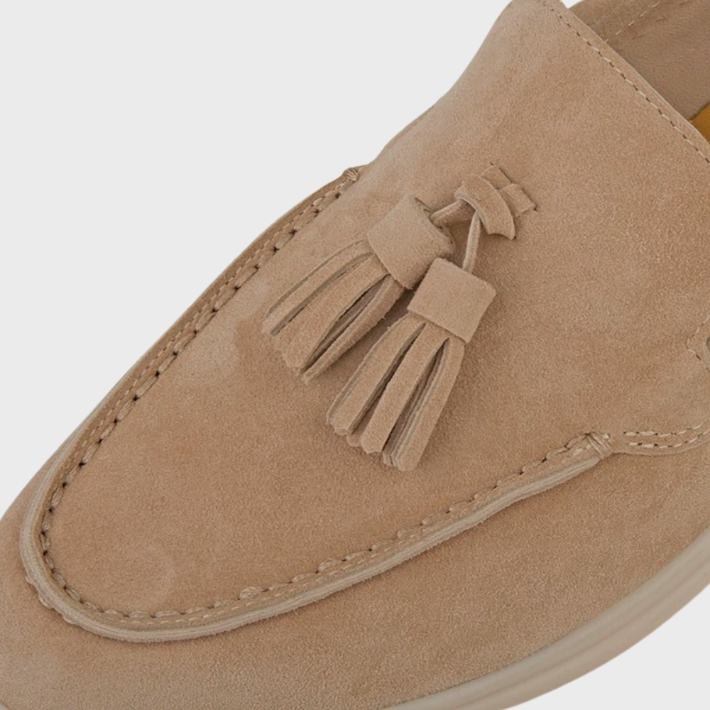 Larry | Men's Suede Loafers - Summer Shoes