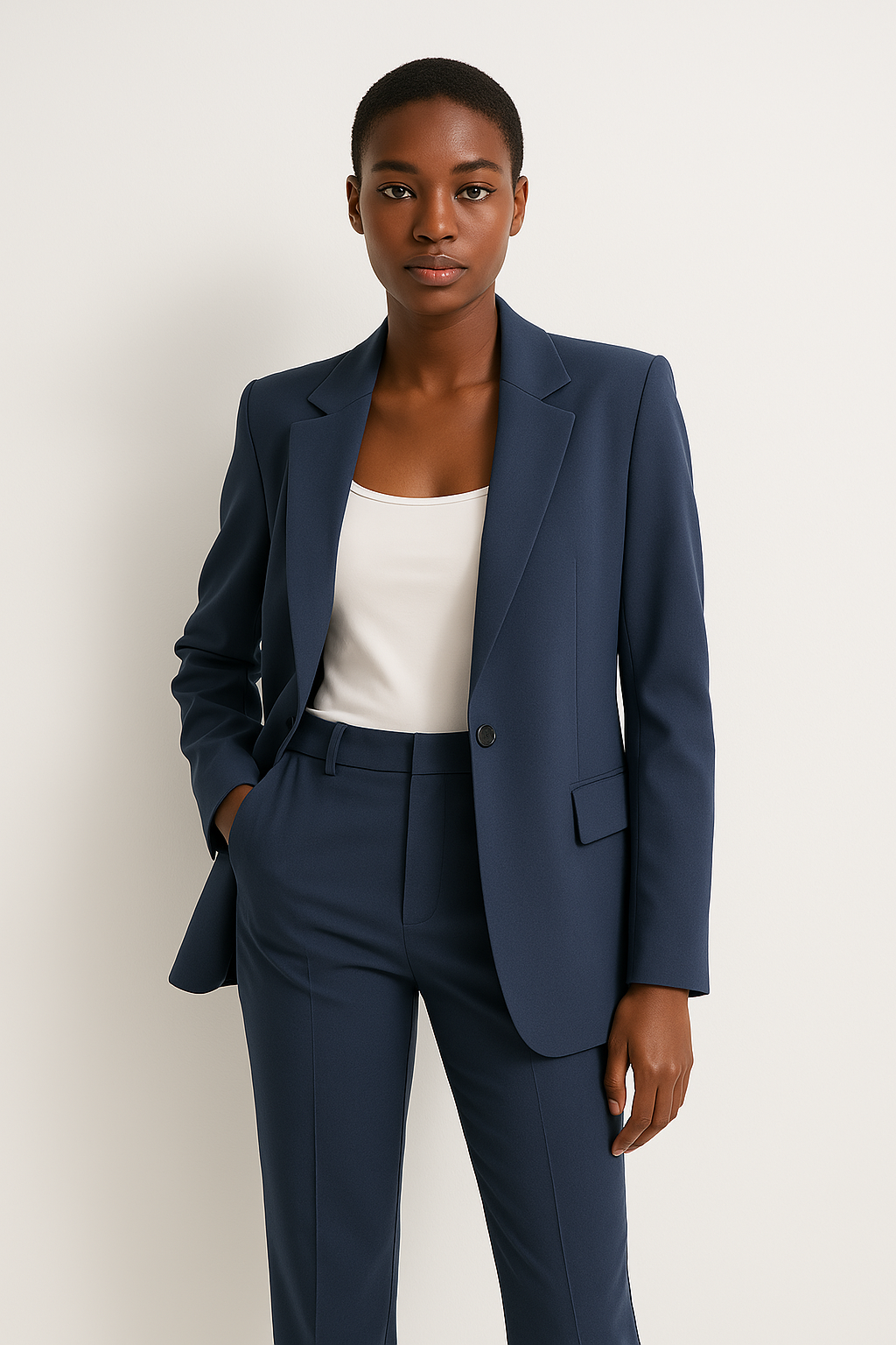 Stylish blazer and trouser set for women