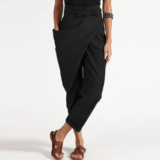 Cropped trousers pants for women