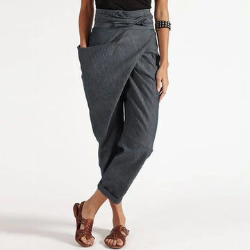 Cropped trousers pants for women