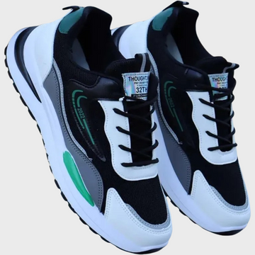 Lace up athletic sneakers for men