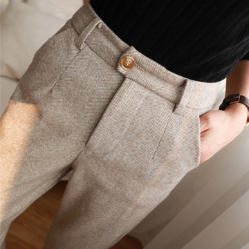 Slash pockets trousers for women