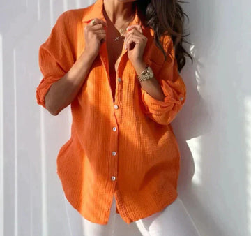 Lightweight loose fit blouse for women