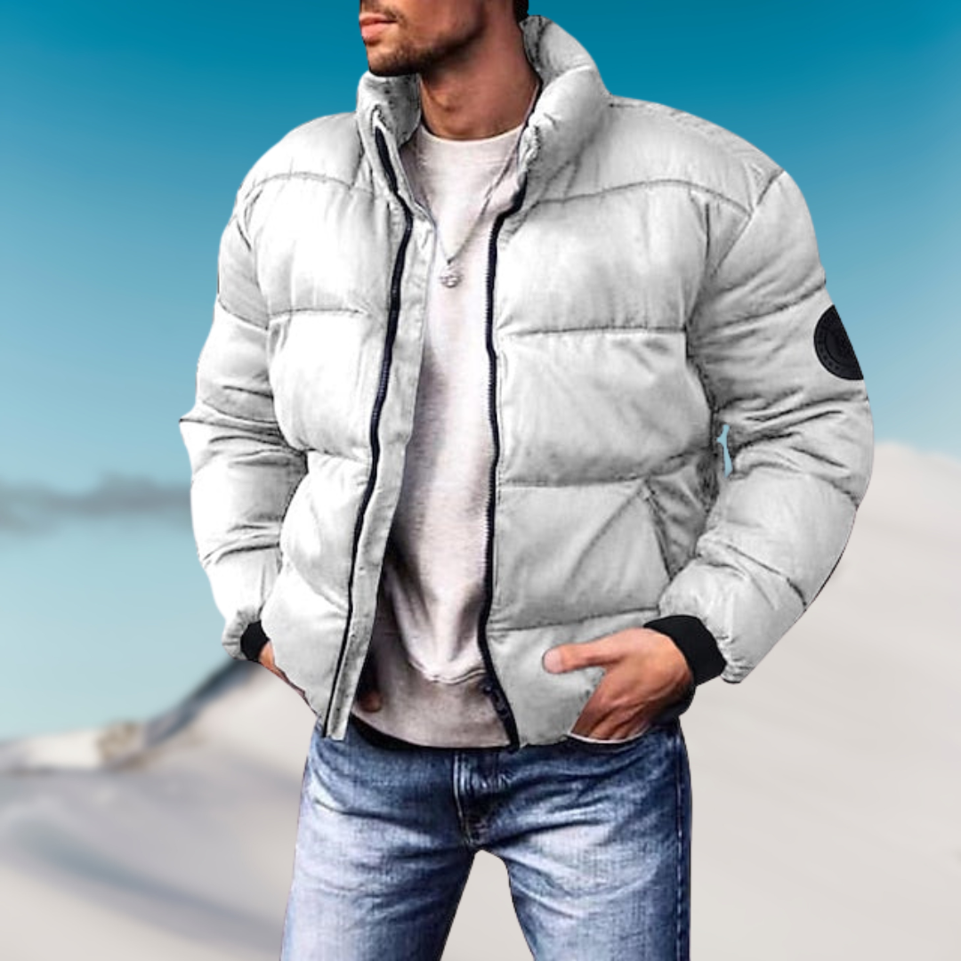 Cozy puffer jacket for men