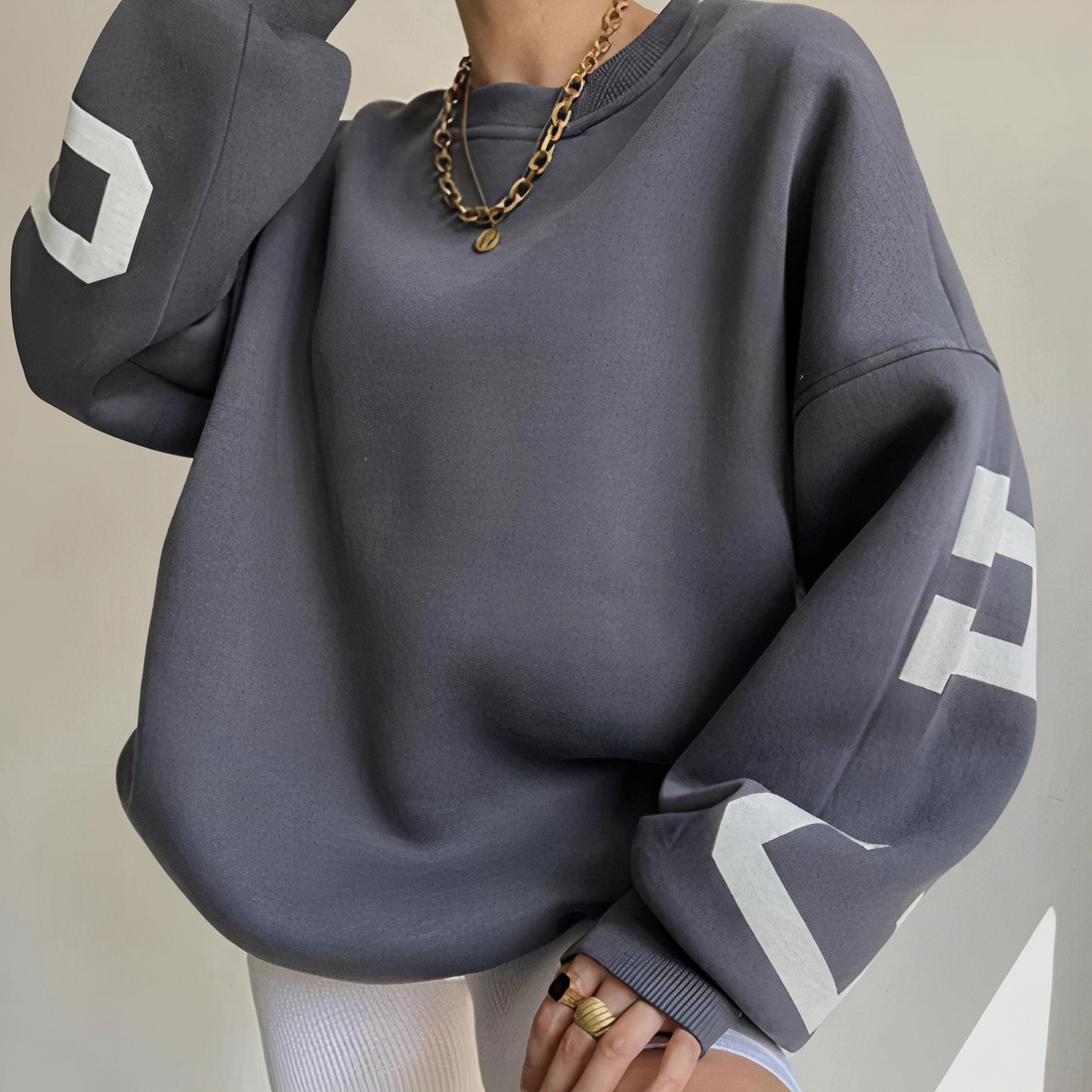 Cozy oversized sweater for women