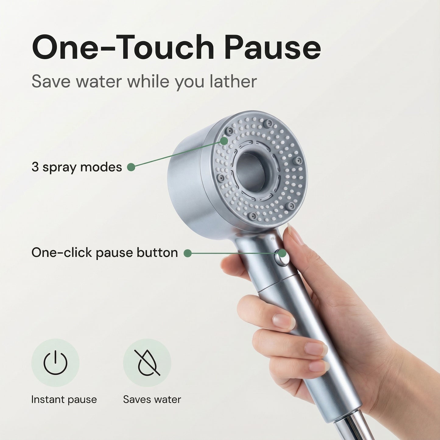 Filtered High-Pressure Showerhead