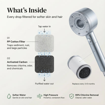Filtered High-Pressure Showerhead