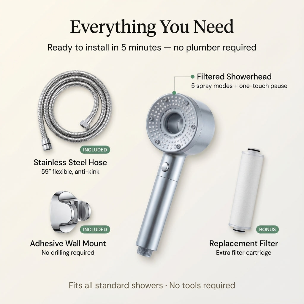 Filtered High-Pressure Showerhead