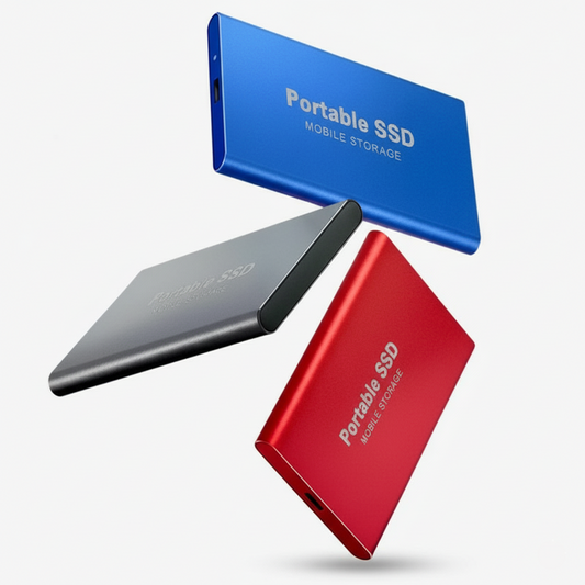 Anodized Aluminum Minimalist USB-C Portable SSD