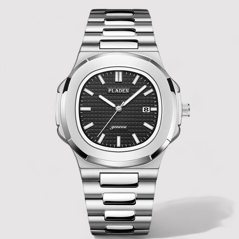 Pladen stainless steel watch for men